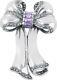 Amethyst Victorian Style Bow Brooch Sterling Silver Ari D Norman