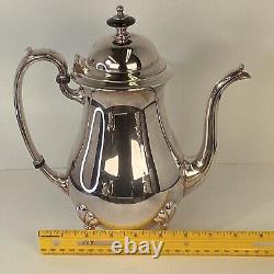 CRESCENT MFG Co. Silver Plated Lion Footed Victorian Style tea & coffee service