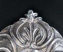 Charming Victorian English Sterling Silver 1600s Style Rose Water Dish Bowl