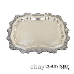 F. B. Rogers 6720 Victorian Style Silver Plated Small Serving Dish Platter