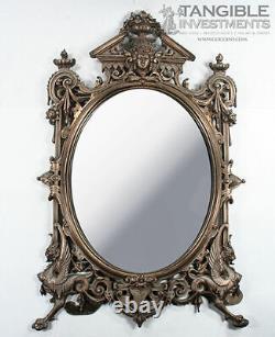 Fine Victorian-style silver plated mirror or picture frame