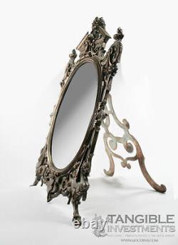 Fine Victorian-style silver plated mirror or picture frame