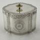 George Iii Style Victorian Sterling Silver Tea Caddy