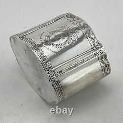 George III Style Victorian Sterling Silver Tea Caddy