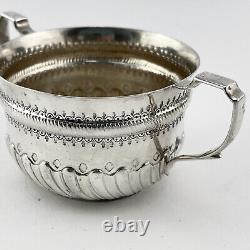 Georgian Style Victorian Sterling Silver Porringer