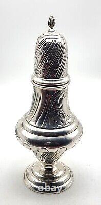 Good Quality & Size Victorian Style Sterling Silver Sugar Caster London 1980