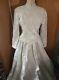 Gunne Sax Style Silver Gray Victorian Lace And Brocade Wedding Dress Sparkles