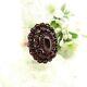 Large Vintage Oval Garnet Ring In Victorian Style Us-size 9 F240622j