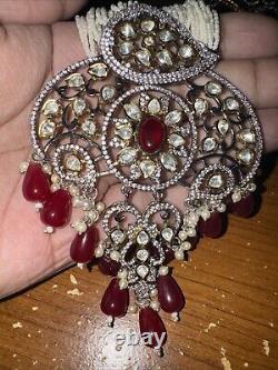 Long Maala With Sugar Beads And Kundan Victorian Style Super Premium Design