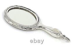 Mirror Pendant Victorian Style 925 Sterling Silver English Hallmarks