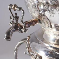 Monumental Silver Tea Urn / Samovar in Victorian Style