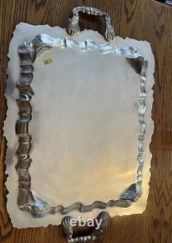 Sheridan Vintage Large Silver Plated Victorian Style Serving platter tray