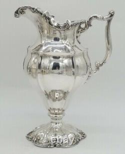 Shreve & Co. Large Victorian Style Sterling Silver Ewer