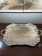 Silverplate Tray Victorian Style American Rogers Handled & Footed Chased Vintage