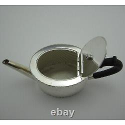 Stylish Victorian Silver Plated Bachelor Style 3 Piece Tea Set