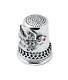 Swallow Thimble Victorian Style 925 Sterling Silver English Hallmarks Set With