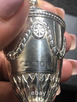 Victorian Sterling Silver Urn Style Pepper Shaker