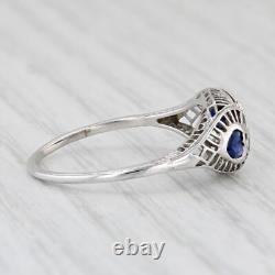 Victorian Style 1.40Ct Created Diamond 3-Stones Wedding Ring 925 Sterling Silver