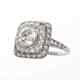 Victorian Style 2.20ct Created Diamonds Art Deco Women Ring 925 Sterling Silver