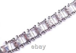 Victorian Style Collerette Necklace Aesthetics Design 925 Sterling Silver 79.6g
