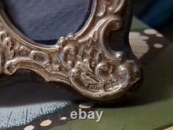 Victorian Style Hallmarked SILVER Double PICTURE FRAME