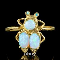 Victorian Style Opal Insect Ring