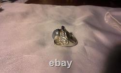 Victorian Style ring Crafted with sterling silver 925, Size 7 weighs 9.2 grams