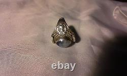 Victorian Style ring Crafted with sterling silver 925, Size 7 weighs 9.2 grams