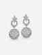 Victorian Vintage Style Dangle Earrings 925 Sterling Silver Evening Jewellery
