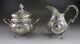 Vintage 1943 Finnish Silver Victorian Style Creamer & Covered Sugar Bowl