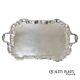 Vtg Wm Rogers Victorian Style Silver Plated 28 Twin Handle Serving Platter Tray